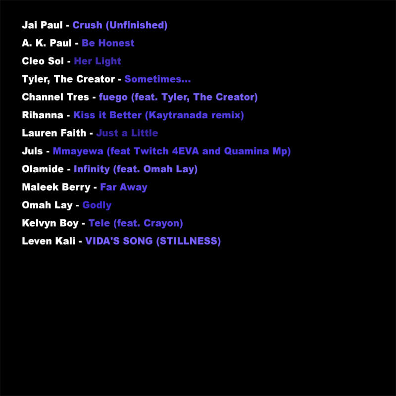 Vol.1 tracklist - 1